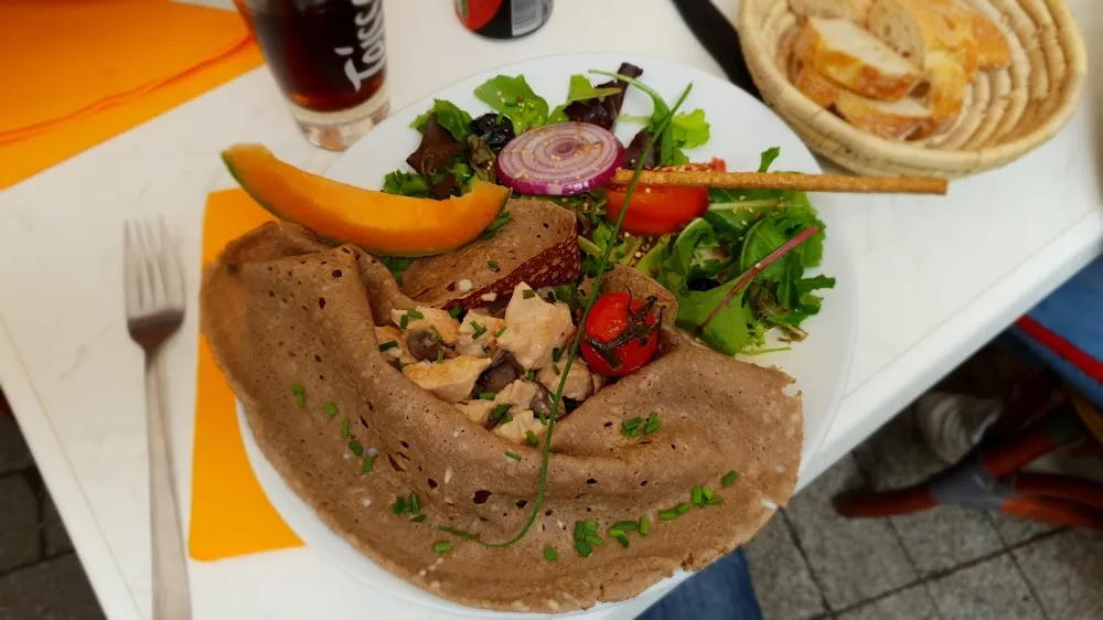 Hartige Pannenkoek Met Kipfilet